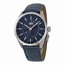 Oris Artix Moonphase Blue Dial Black Leather Men's Watch 761-7691-4085LS