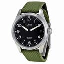 Oris Big Crown Black Dial Automatic Green Textile Strap Men's Watch 751-7697-4164GRFS