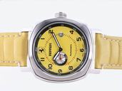 Panerai Ferrari Scuderia FER00002 45mm Yellow Dial Stainless Steel Case Watch