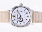 Panerai Ferrari Scuderia FER00009 White Dial Stainless Steel Bezel Automatic Watch