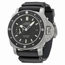 Panerai Luminar Submersible 1950 Amagnetic Black Dial Black Rubber Men's Watch PAM00389