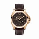 Panerai Luminor 1950 Brown Dial 18kt Pink Gold Brown Leather Men's Watch PAM00492