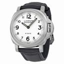 Panerai Luminor Base 8 Days Acciaio Mechanical White Dial Men's Watch PAM00561