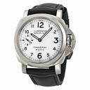 Panerai Luminor Marina 8 Days Acciaio Mechanical White Dial Men's Watch PAM00563