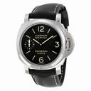 Panerai Luminor Marina Black Dial Black Leather Men's Watch PAM00510