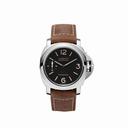 Panerai Luminor Marina Black Dial Brown Leather Men's Watch PAM00466