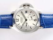 Panerai Luminor PAM 241 Stainless Steel Bezel Automatic White Dial Watch