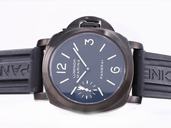 Panerai Luminor PAM00111 Mens Blue Rubber Strap PVD Bezel Watch