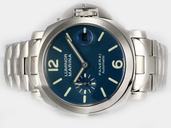 Panerai Luminor PAM00120 Blue Dial Stainless Steel Case 44mm Watch