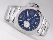 Panerai Luminor PAM00297 Stainless Steel Bezel Blue Dial Automatic Watch