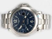 Panerai Luminor PAM089 Mens 44mm Silver Stainless Steel Strap Watch