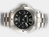Panerai Luminor PAM239 Round Silver Stainless Steel Strap Mens Watch