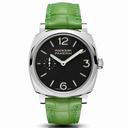 Panerai Radiomir 1940 3 Days Black Dial Green Alligator Leather Men's Watch PAM00574