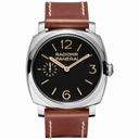 Panerai Radiomir 1940 Black Dial Stainless Steel Brown Leather Men's Watch PAM00399