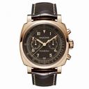 Panerai Radiomir 1940 Chronograph Brown Dial Brown Strap Men's Watch PAM00519