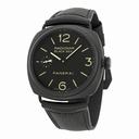 Panerai Radiomir Black Seal Black Dial Black Leather Men's Watch PAM00292