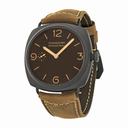 Panerai Radiomir Composite Brown Dial Brown Leather Men's Watch PAM00504