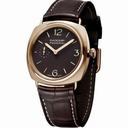 Panerai Radiomir Oro Rosso Brown Dial 18kt Rose Gold Brown Leather Men's Watch PAM00336