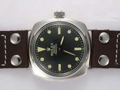 Panerai Radiomir PAM 425 Round Stainless Steel Case Black Dial Watch