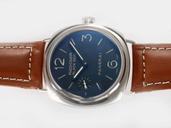 Panerai Radiomir PAM00309 Round Blue Dial Manual Winding Watch