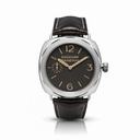 Panerai Radiomir Platinum Brown Dial Black Leather Strap Men's Watch PAM00521