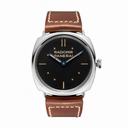 Panerai Radiomir S.L.C. 3 Days Black Dial Brown Leather Men's Watch PAM00449