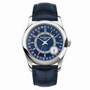 Patek Philippe Calatrava Blue Dial 18K White Gold Automatic Men's Watch 6000G-012