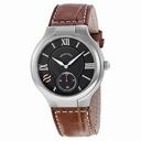 Philip Stein Black Dial Leather Strap Men's Watch 42-BK-ASBR