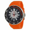 Philip Stein Extreme Orange Rubber Strap Men's Watch 34-BRG-RO