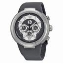 Philip Stein Large Chronograph Steel Watch 32-AGR-RBGR