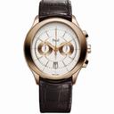Piaget Gouverneur Automatic Silver Dial Brown Leather Men's Watch G0A37112