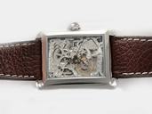 Piaget Piaget 20083 White Dial Brown Crocodile Leather Strap Rose Gold Bezel Watch