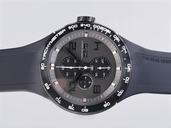 Porsche Design Flat 6 Chronograph 43598 Grey Dial Quartz 43mm Watch