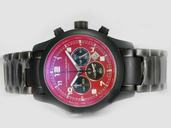 Porsche Design Orshsorro 20482 Black PVD Strap PVD Bezel Red Dial Watch