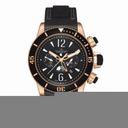 Jaeger LeCoultre Master Compressor Diving Black Dial Chronograph 18kt Rose Gold Men's Watch Q1782470