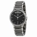 Rado Centrix Black Dial Stainless Steel Black Ceramic Men's Watch R30156152