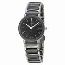 Rado Centrix Black Dial Two-tone Ceramic Ladies Watch R30935162