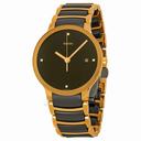 Rado Centrix Jubile Black Dial Black Ceramic Men's Watch R30554712