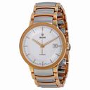 Rado Centrix Two-tone Steel Silver Dial Stainless Steel Automatic Men's Watch R30953123