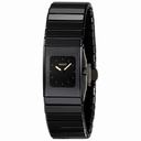 Rado Ceramica Small Black Dial Black Ceramic Ladies Watch R21540252