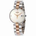 Rado Coupole Jubile White Dial Ladies Two Tone Watch R22852713