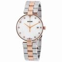 Rado Coupole White Mother Of Pearl Dial Ladies Two Tone Watch R22853924