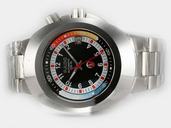 Rado DiaStar 003849 Black Dial Silver Stainless Steel Strap Watch
