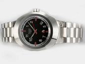 Rado DiaStar 003849 Silver Stainless Steel Strap Black Dial 39x42mm Watch