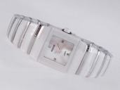 Rado DiaStar 152.0332.3 Silver Ceramic Strap White Dial Watch
