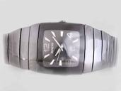 Rado DiaStar 15302833 Silver Ceramic Strap Square Mens Watch