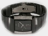 Rado DiaStar 25514 32x28mm Black Ceramic Strap Black Dial Watch
