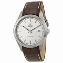 Rado Hyperchrome Automatic Silver Dial Brown Leather Men's Watch R32115105