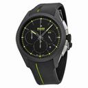 Rado Hyperchrome Chronograph Black Dial Black Rubber Men's Watch R32525179