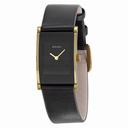 Rado  Integral Black Dial Black Leather Ladies Watch R20789155